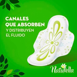 Foto 2 | Toallas Femeninas Naturella con Alas 28 Piezas