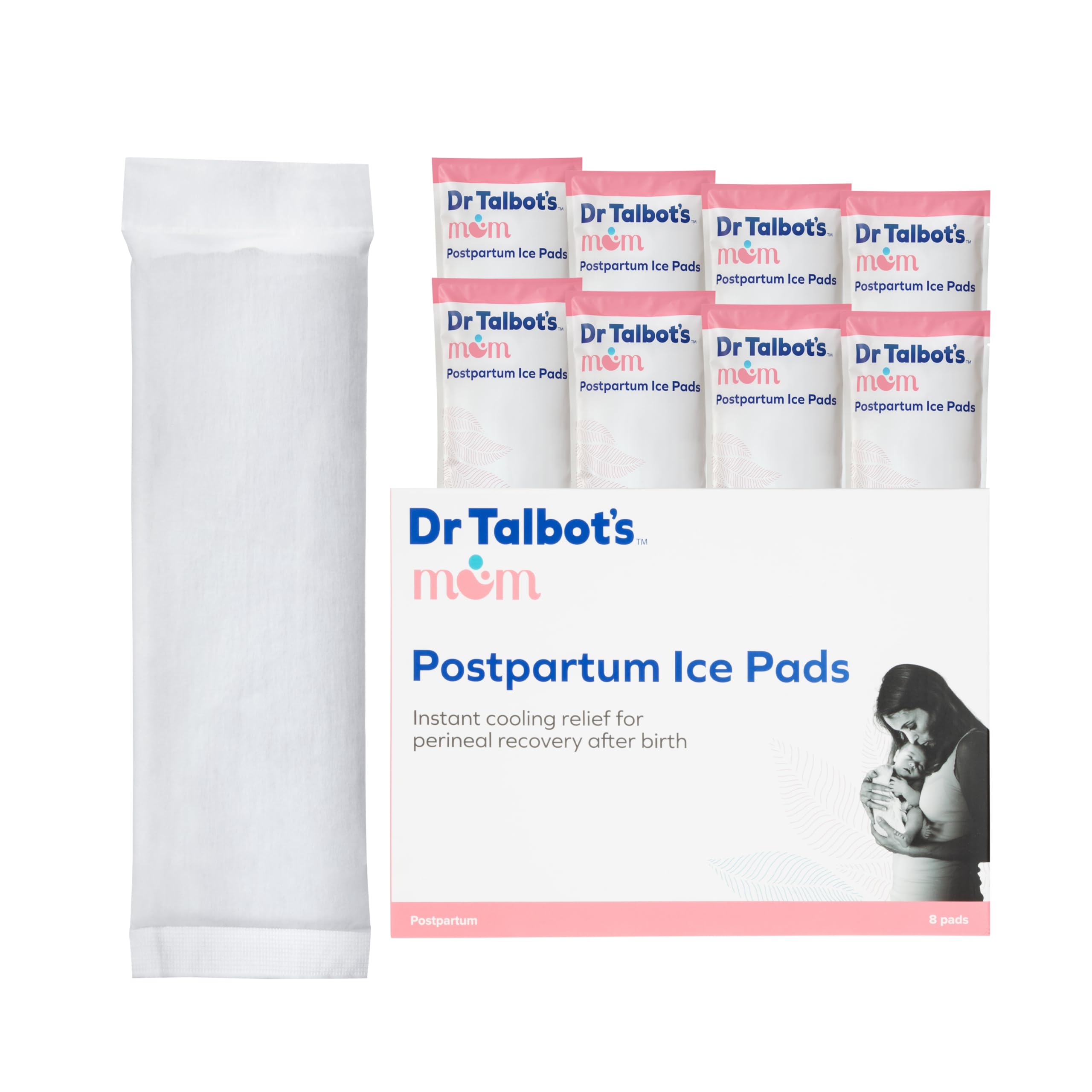 Paquete De 8 Almohadillas De Hielo Para Posparto Dr. Talbot's Mom Expert Care - Venta Internacional.