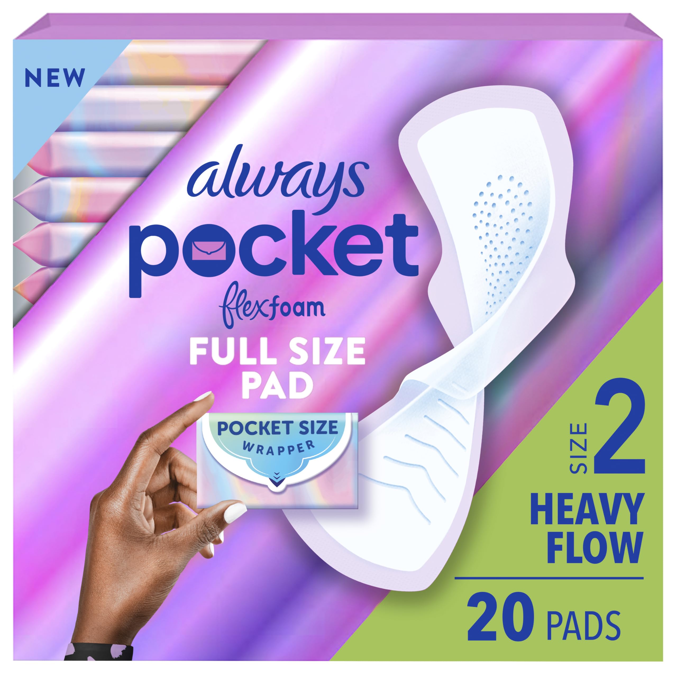 Foto 2 pulgar | Toallas Femeninas Always Pocket Talla 2 de 2' Piezas-Venta Internacional