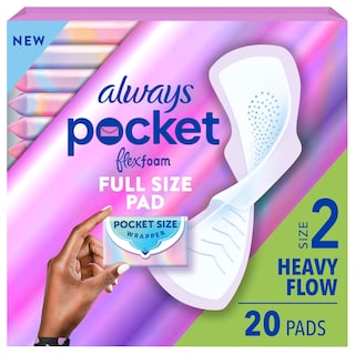 Foto 1 | Toallas Femeninas Always Pocket Talla 2 de 2' Piezas-Venta Internacional