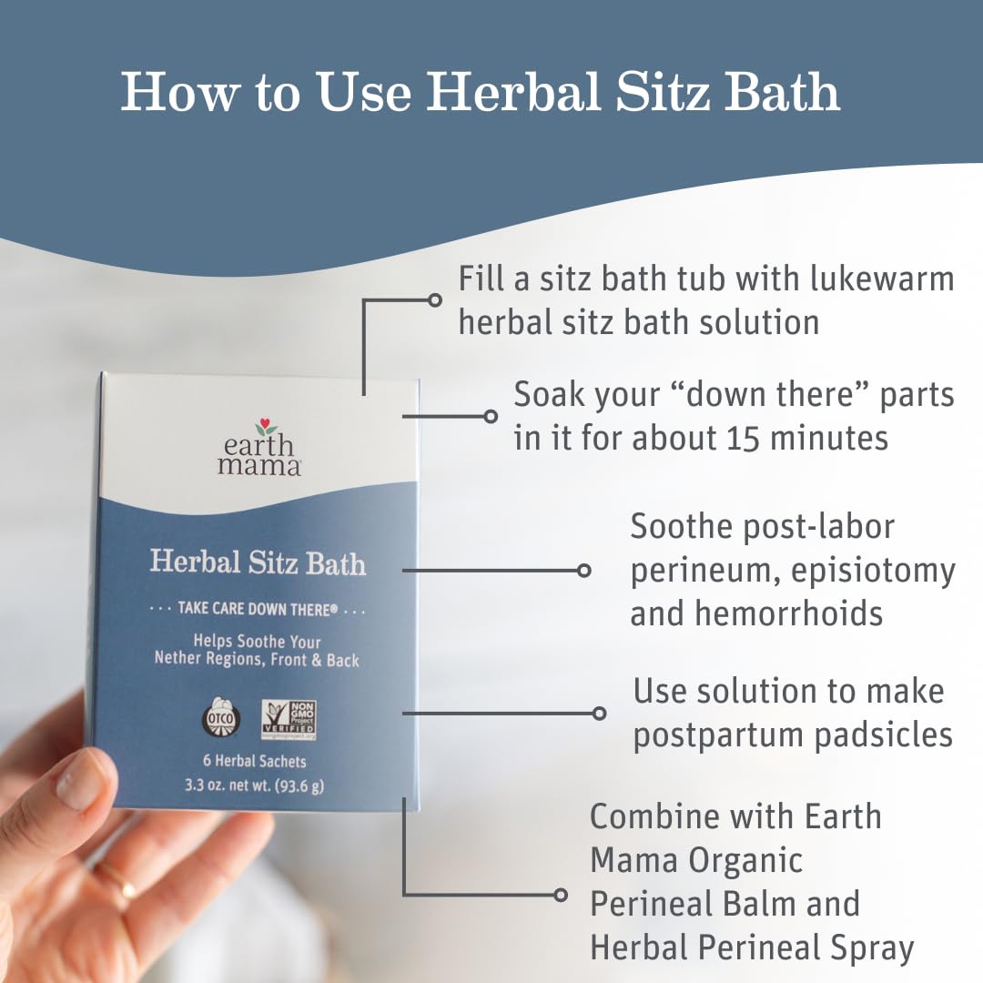 Foto 3 pulgar | Herbal Sitz Bath Earth Posparto 6 Unidades - Venta Internacional