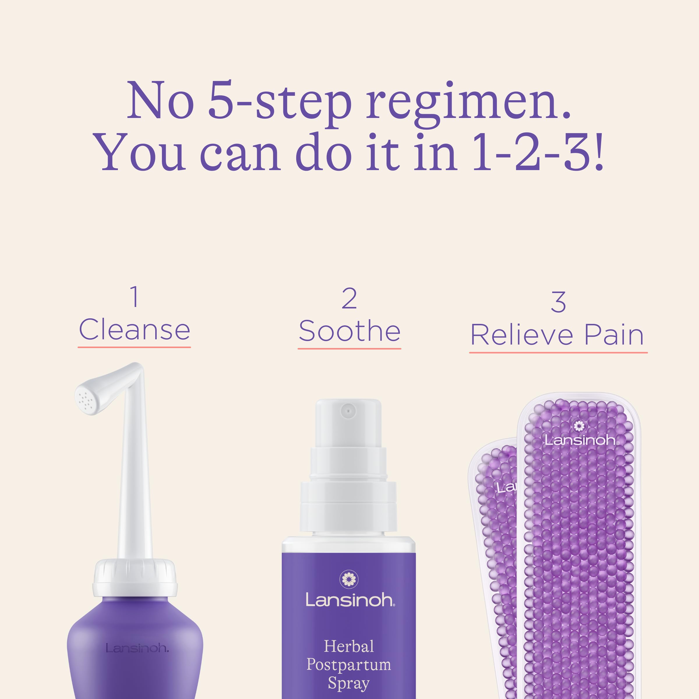 Foto 4 pulgar | Kit De Posparto Lansinoh Con Botella Peri, Aerosol Y Bolsas De Hielo - Venta Internacional.