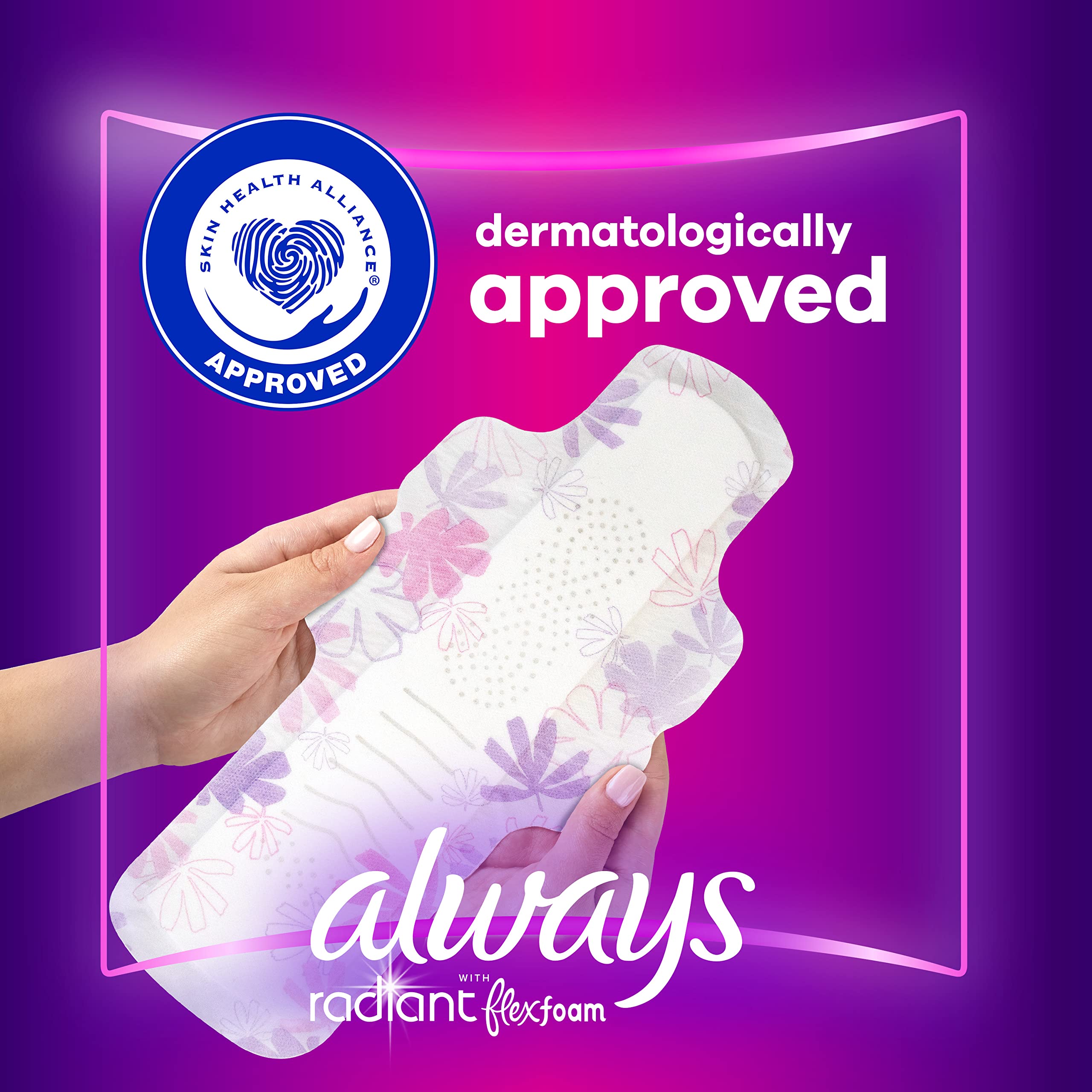 Foto 7 pulgar | Almohadillas Sanitarias Always Radiant Flexfoam Talla 5 Overnight 18 Unidades - Venta Internacional.