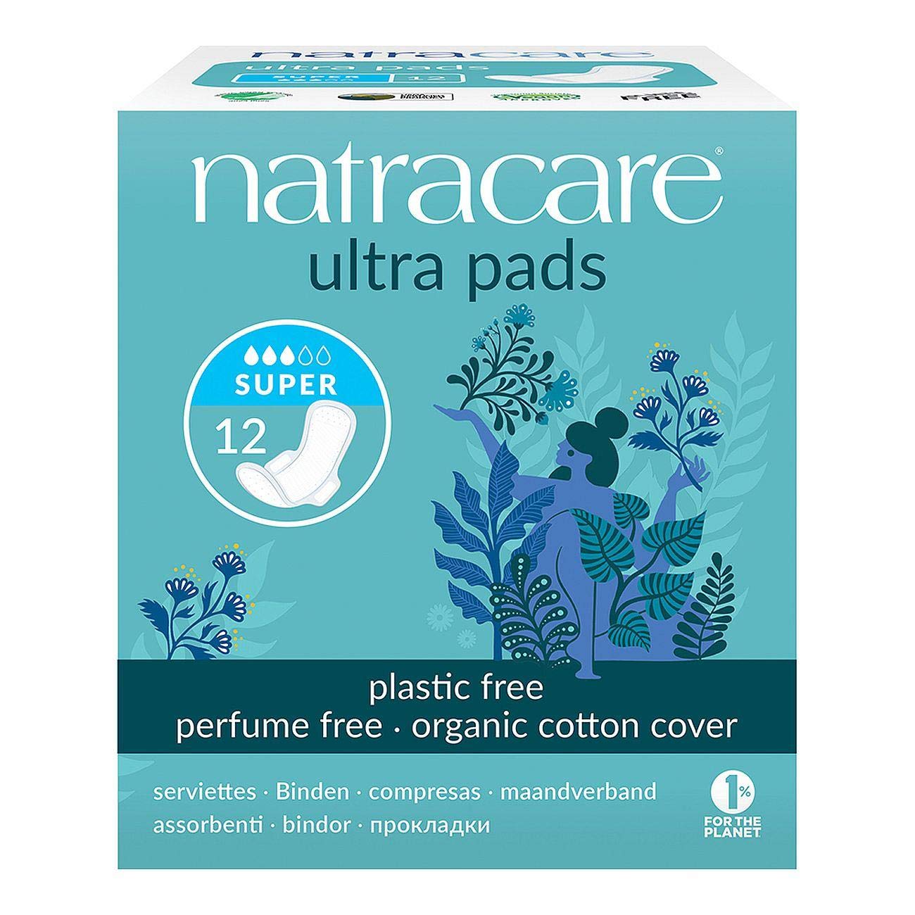 Foto 1 | Ultra Pads Natracare Slim Fitting Super Con 12 Almohadillas - Venta Internacional.