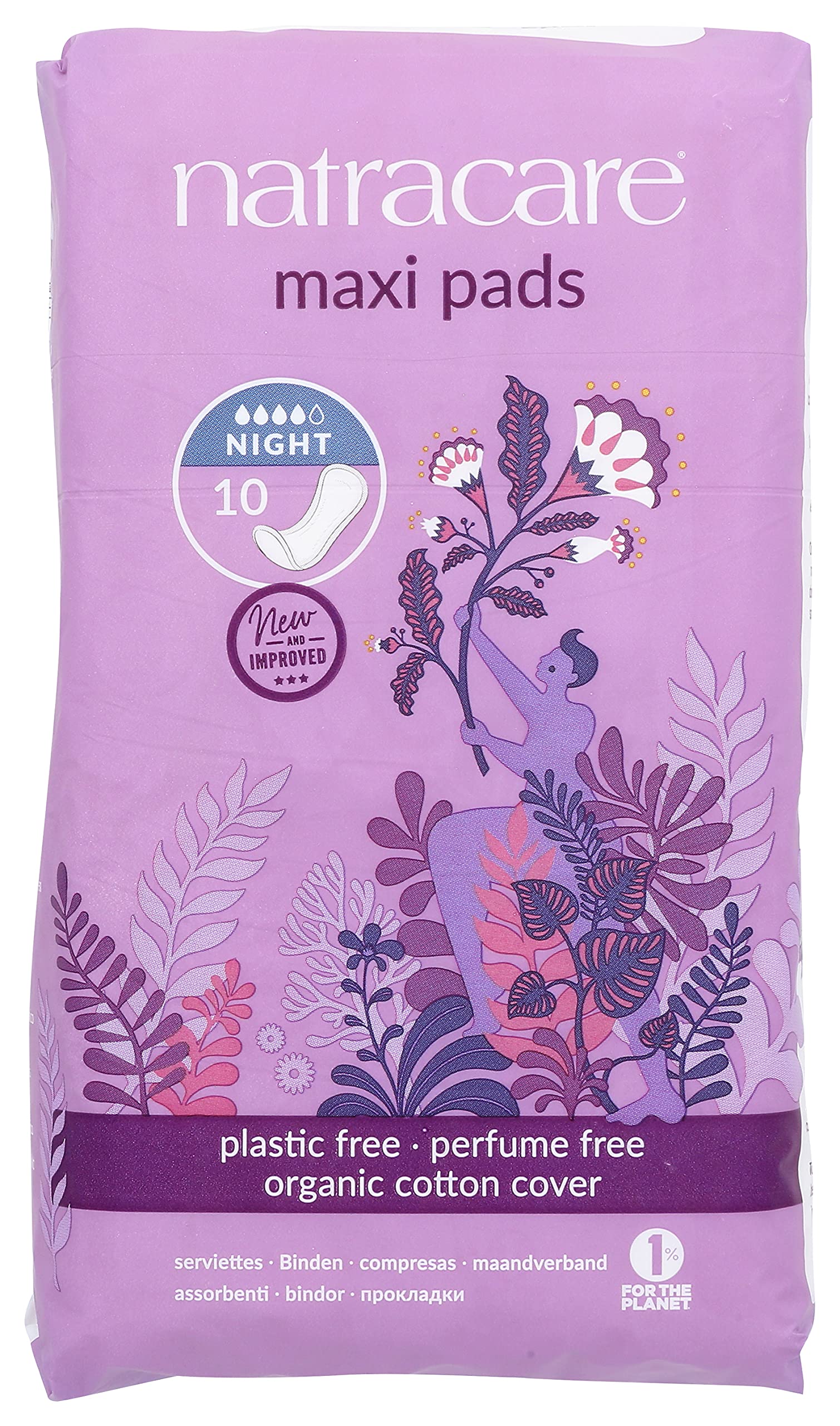 Foto 4 pulgar | Maxi Pads Natracare, Estilo Natural Y Tradicional, Para La Noche - Venta Internacional.