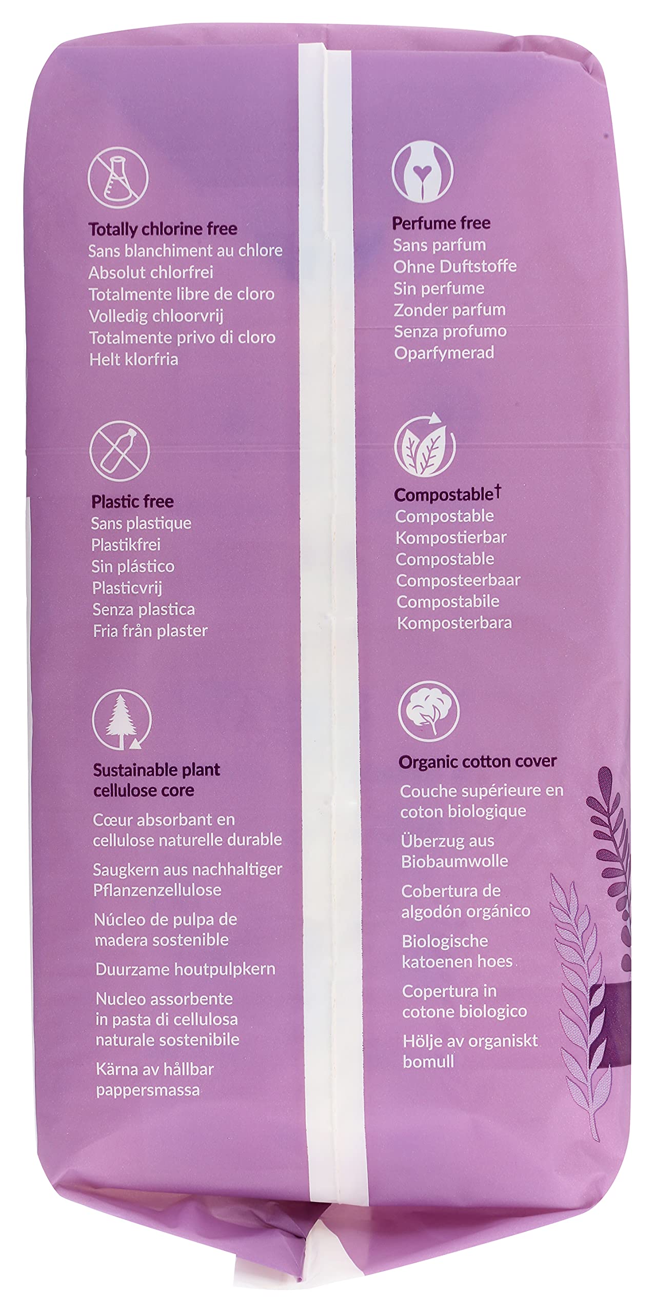 Foto 6 pulgar | Maxi Pads Natracare, Estilo Natural Y Tradicional, Para La Noche - Venta Internacional.
