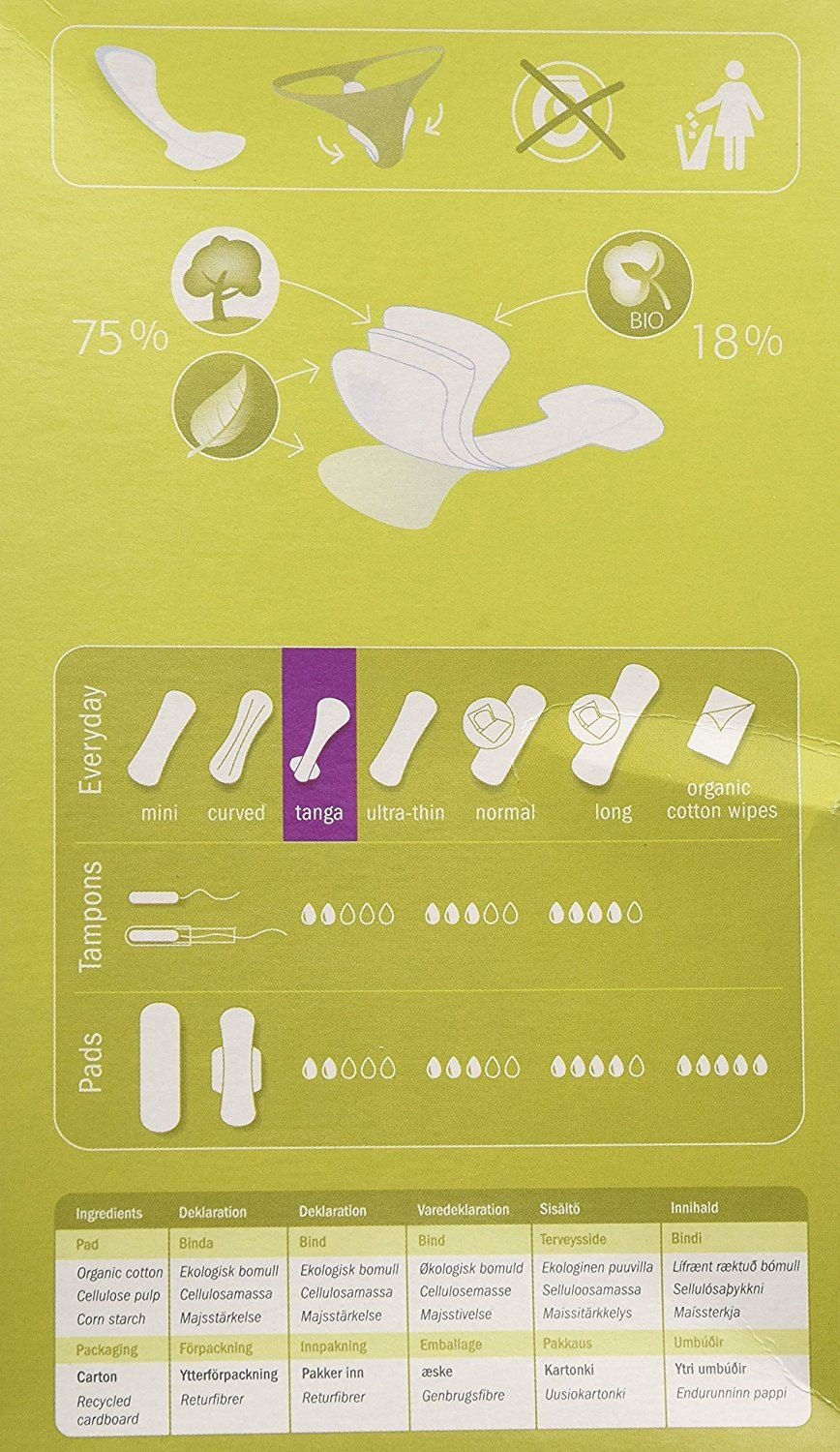 Foto 3 pulgar | Panty Liners Natracare Estilo Tanga Orgánico Natural (30) - Venta Internacional.