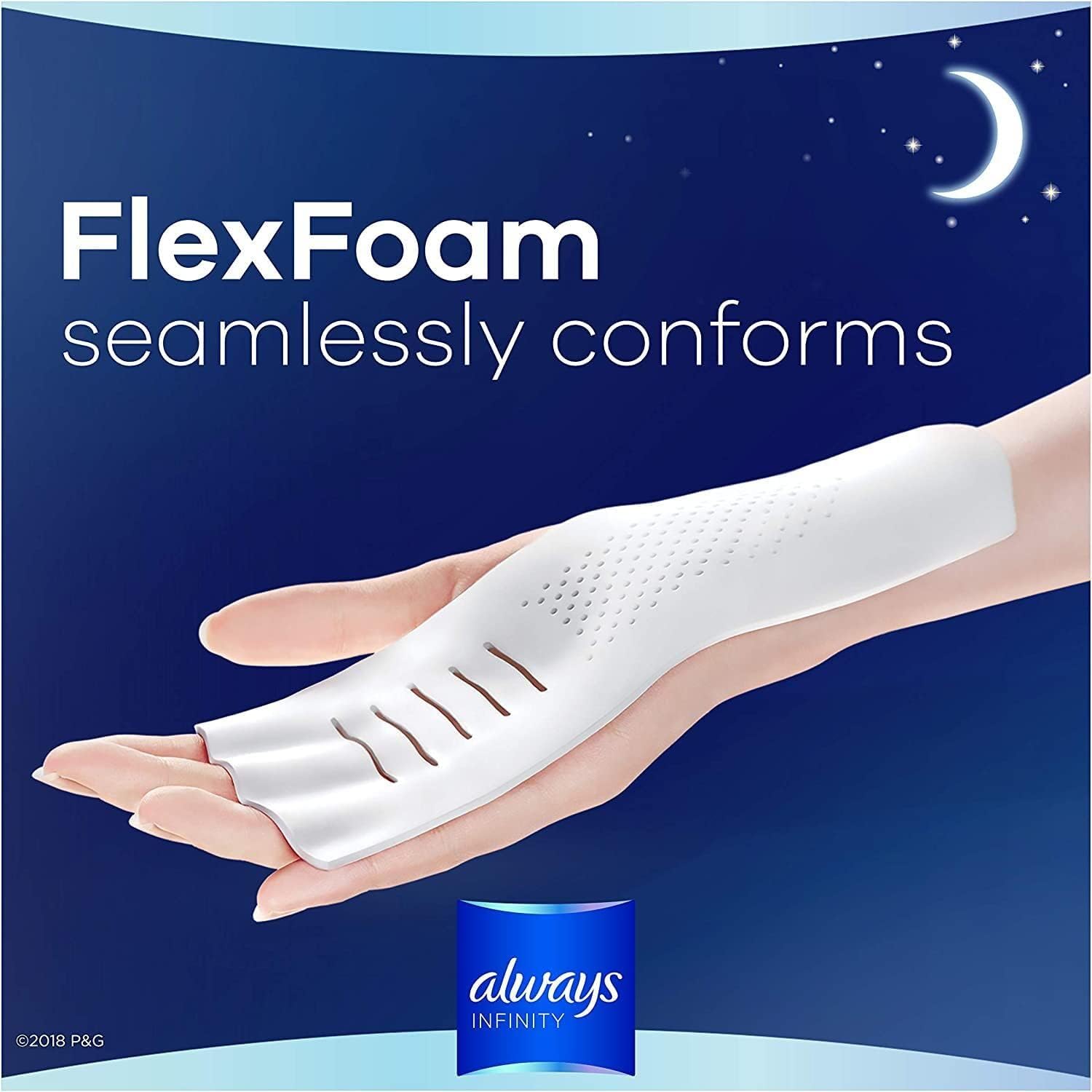 Foto 7 pulgar | Almohadillas Sanitarias Always Infinity Flexfoam Talla 5 22 Unidades - Venta Internacional.