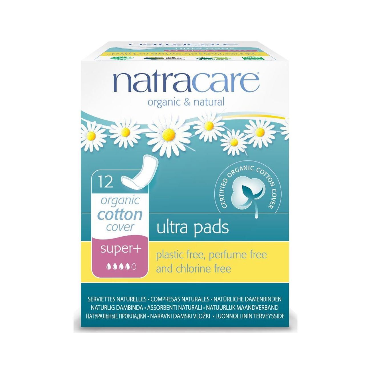 Foto 2 pulgar | Ultra Pads Natracare Super Plus Slim Fitting (12 Almohadillas) - Venta Internacional.