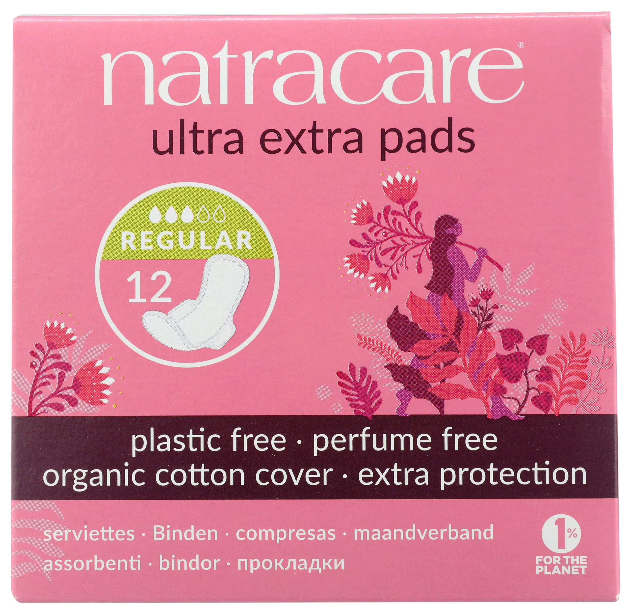 Foto 2 pulgar | Almohadillas Sanitarias Natracare Ultra Extra Regular, 12 Almohadillas - Venta Internacional.