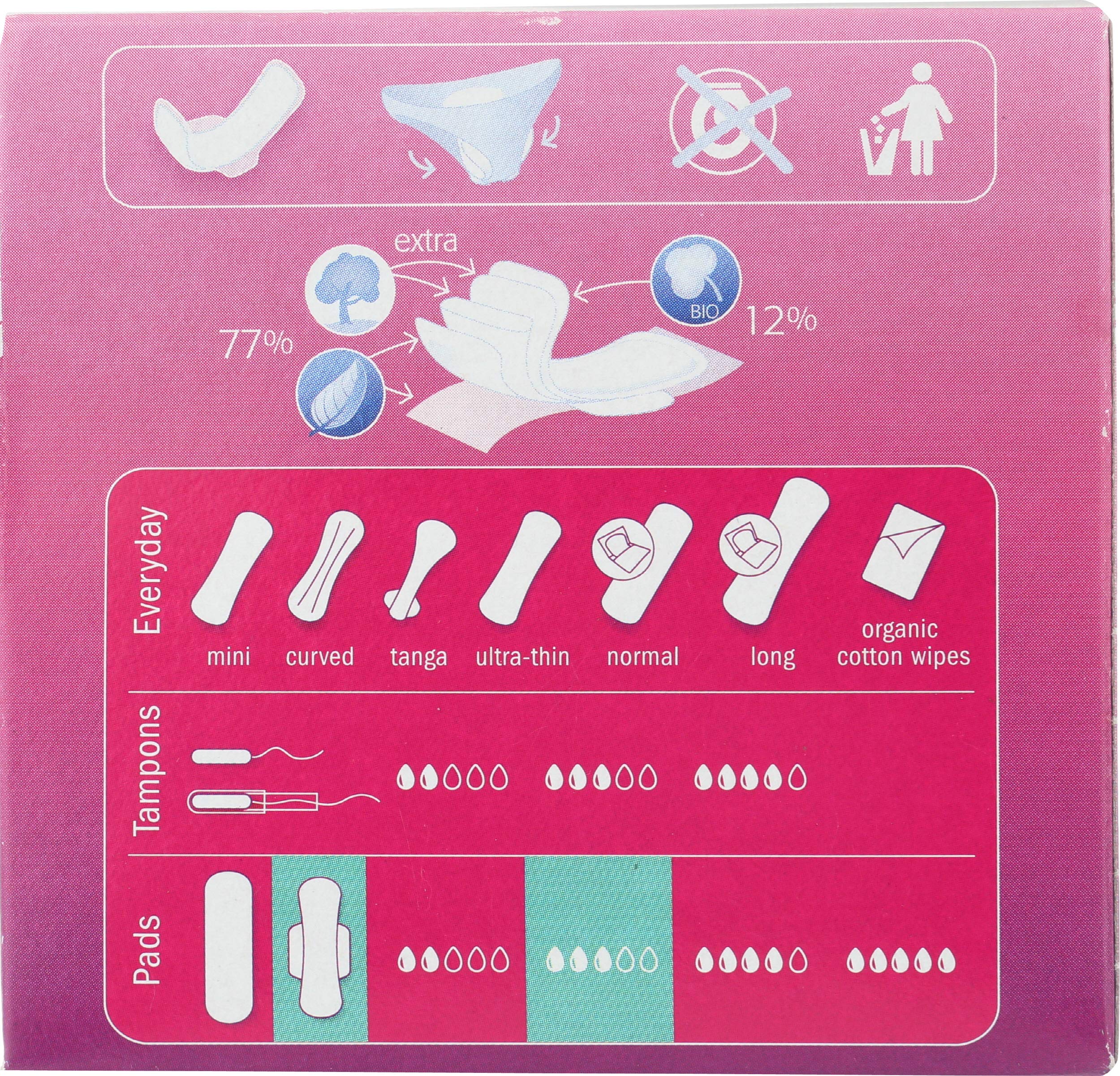 Foto 4 pulgar | Almohadillas Sanitarias Natracare Ultra Extra Regular, 12 Almohadillas - Venta Internacional.
