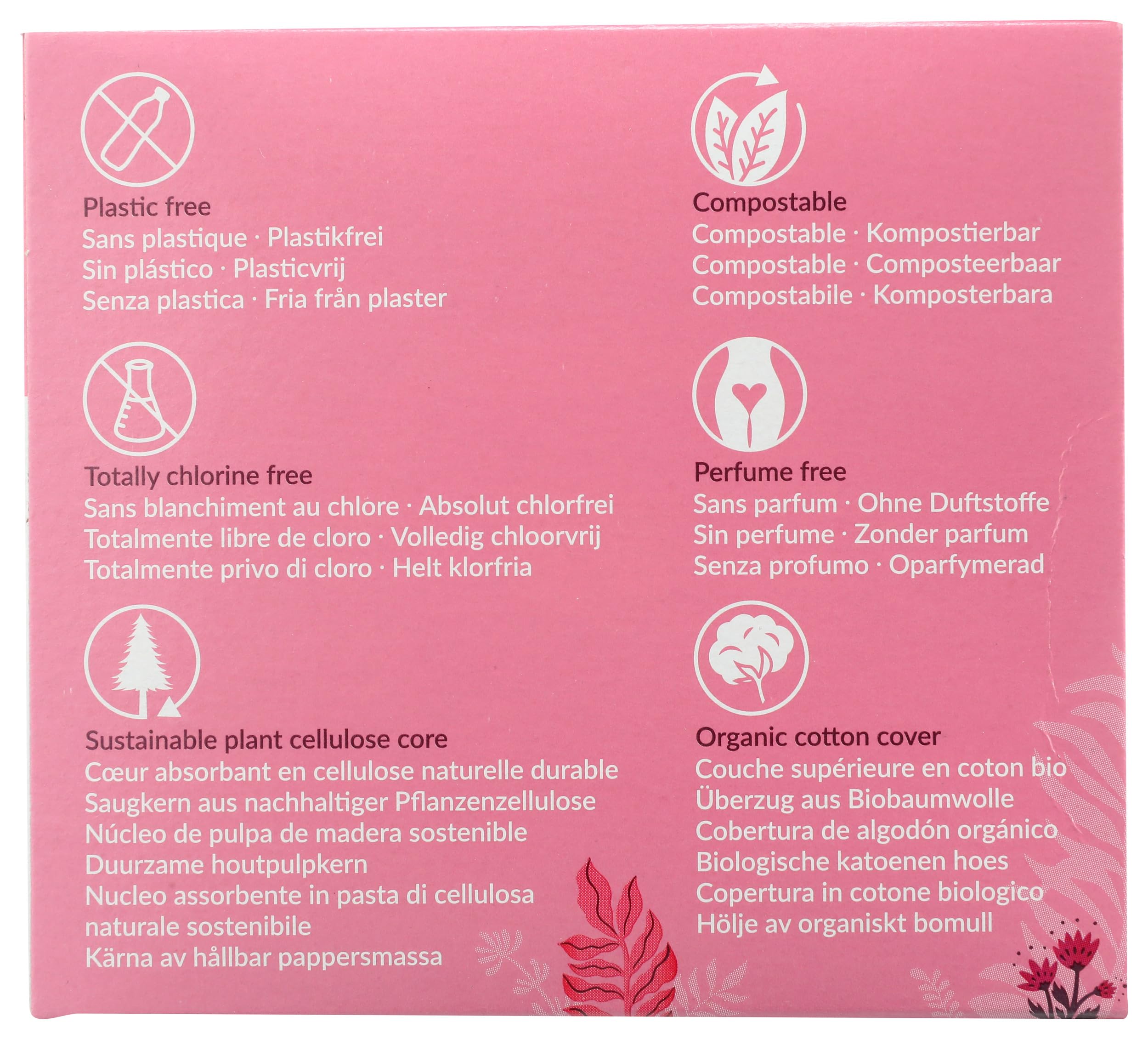 Foto 6 pulgar | Almohadillas Sanitarias Natracare Ultra Extra Regular, 12 Almohadillas - Venta Internacional.