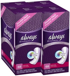 Foto 1 | Daily Liners Always Xtra Protection Extra Long 68 Unidades - Venta Internacional.