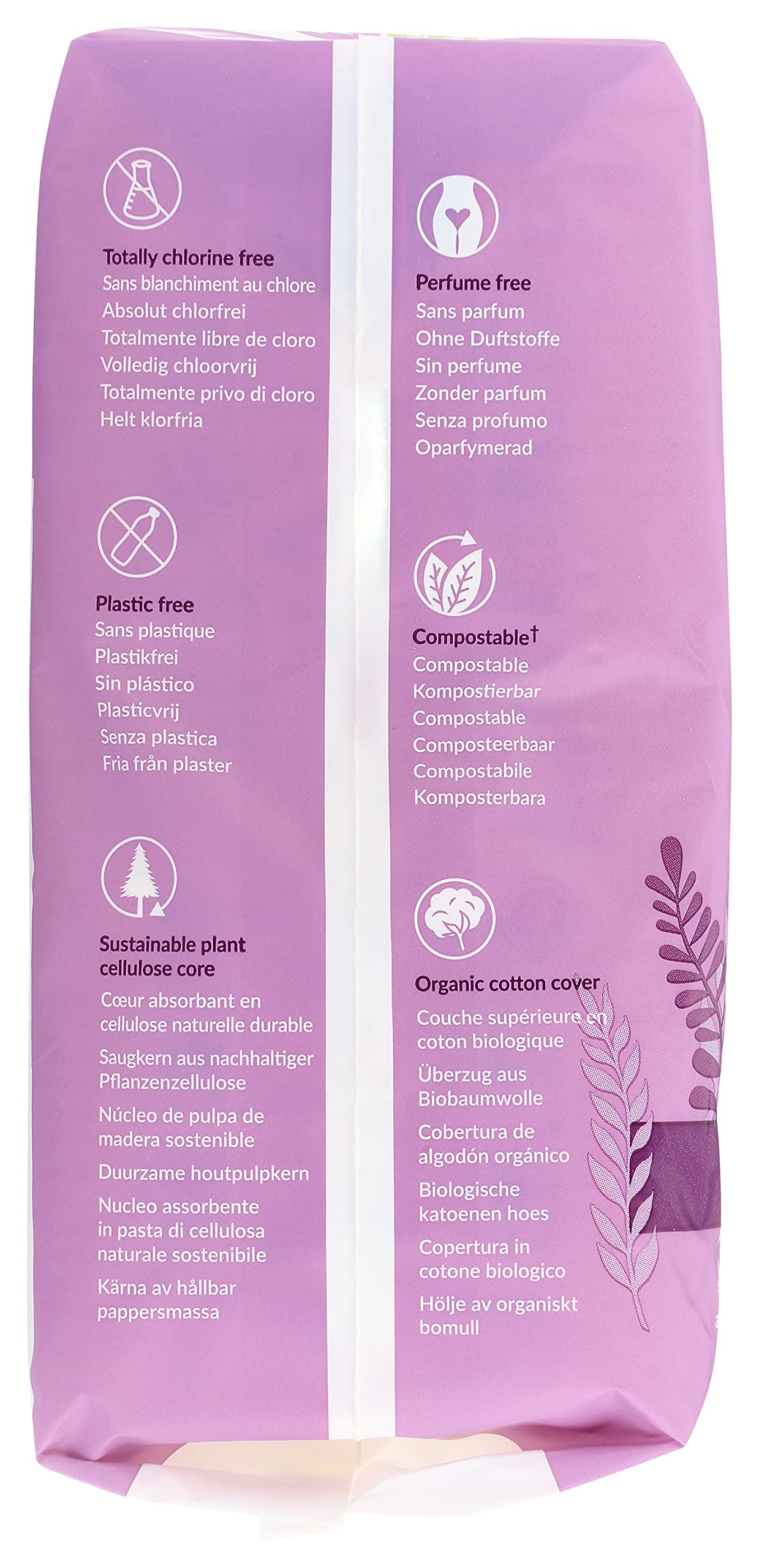Foto 6 pulgar | Almohadillas Maxi Pads Natracare  Estilo Tradicional Natural  Estándar  14 Almohadillas - Venta Internacional.