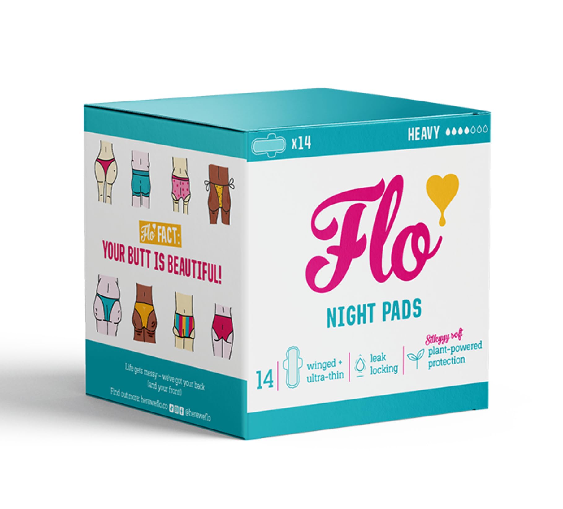 Foto 2 pulgar | Almohadillas Nocturnas Flo Bamboo Con Alas Superabsorbentes  14 Almohadillas - Venta Internacional.