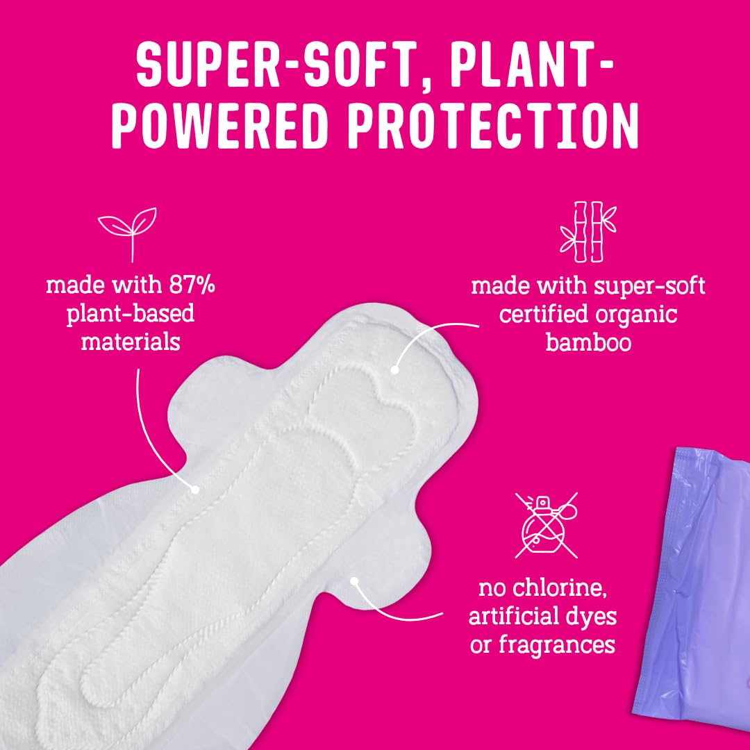 Foto 4 pulgar | Almohadillas Menstruales Flo Bamboo Extralargas Con Alas  10 Almohadillas Absorbentes - Venta Internacional.