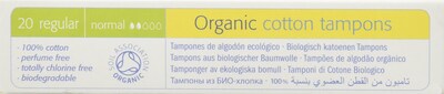 Foto 2 | Tampones Natracare Sin Aplicador 100% Algodón Orgánico Regular - Venta Internacional.