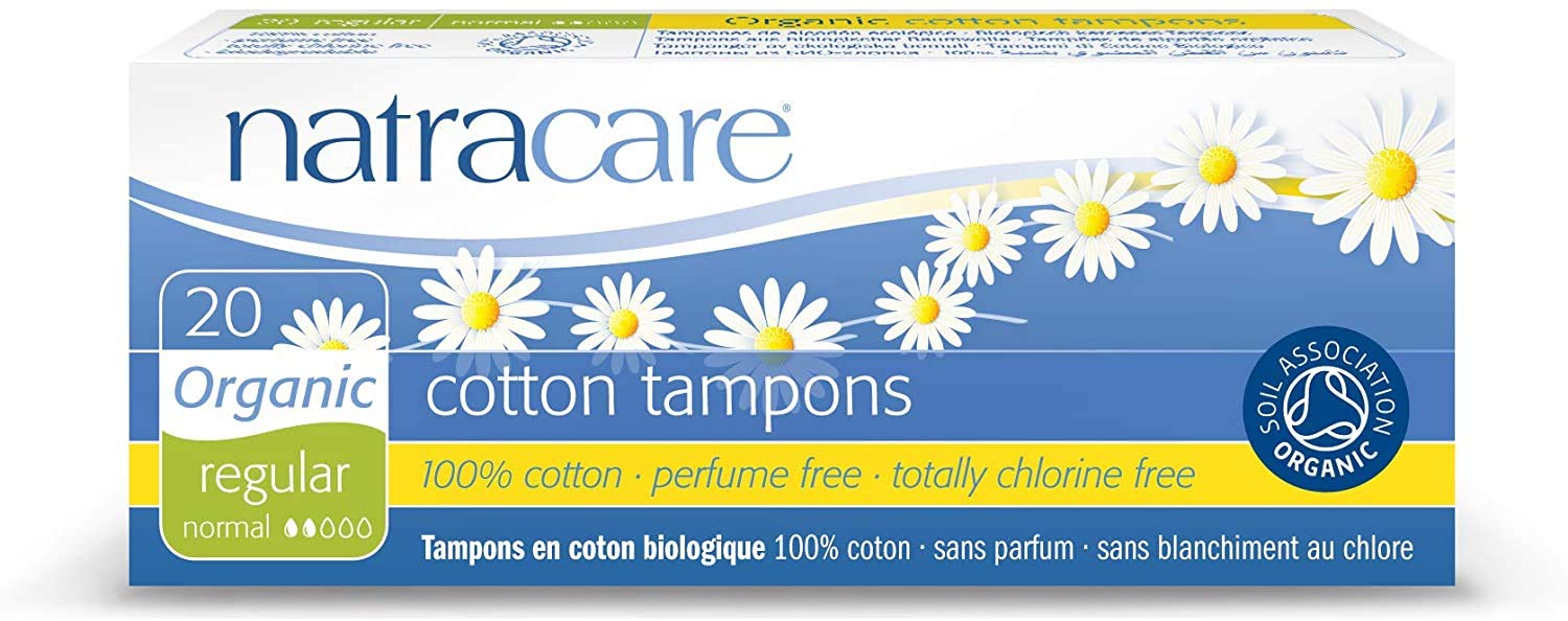 Tampones Natracare  Sin Aplicador  Regulares  20 Unidades X 4 - Venta Internacional.
