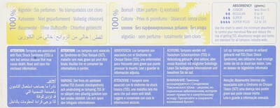 Foto 3 | Tampones Natracare Sin Aplicador Regulares 20 Unidades X 4 - Venta Internacional.