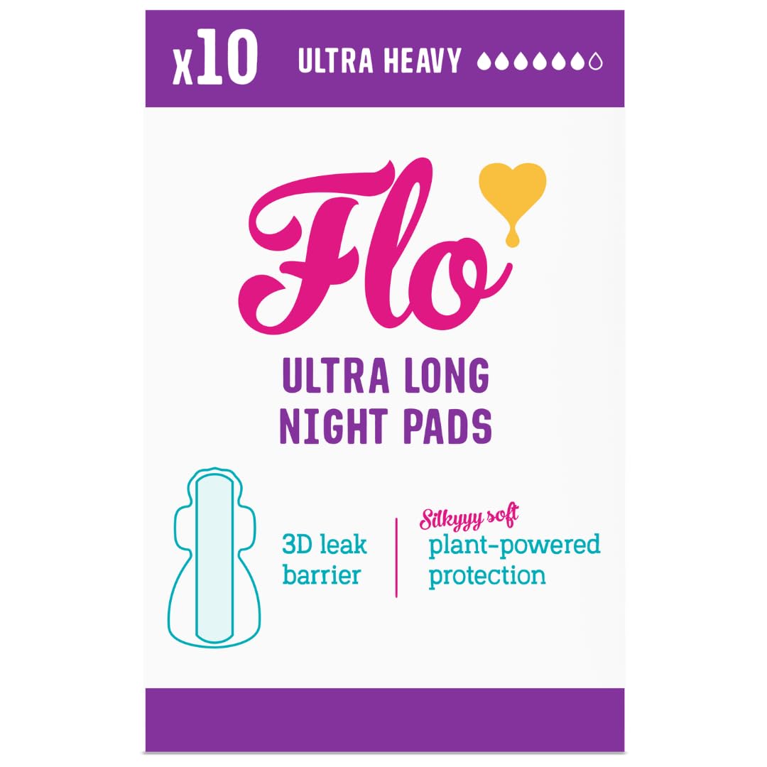 Foto 1 | Toallas Femeninas Flo Ultra Long Night Bamboo 10 Piezas- Venta Internacional