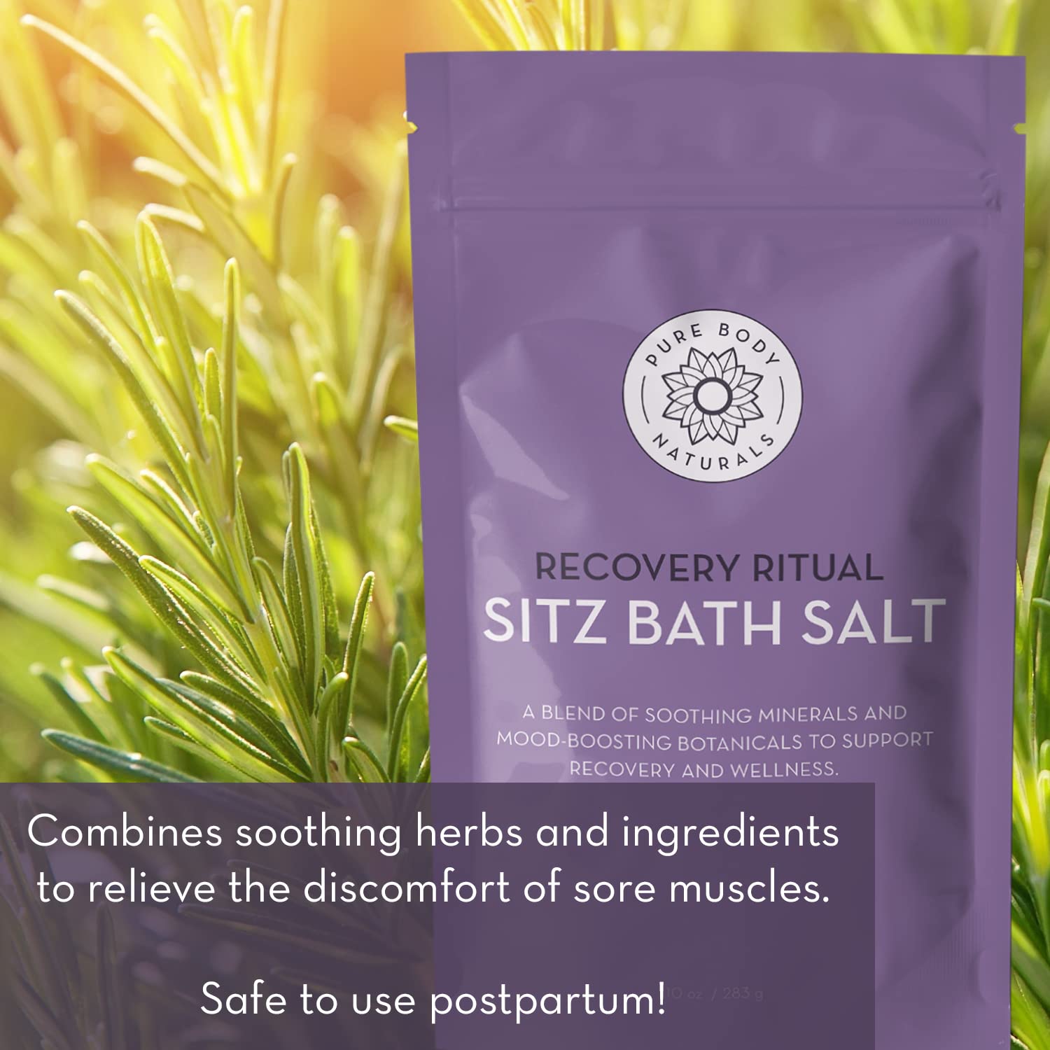 Foto 2 | Sal De Baño Sitz Pure Body Naturals Para Cuidado Posparto  300 Ml - Venta Internacional.