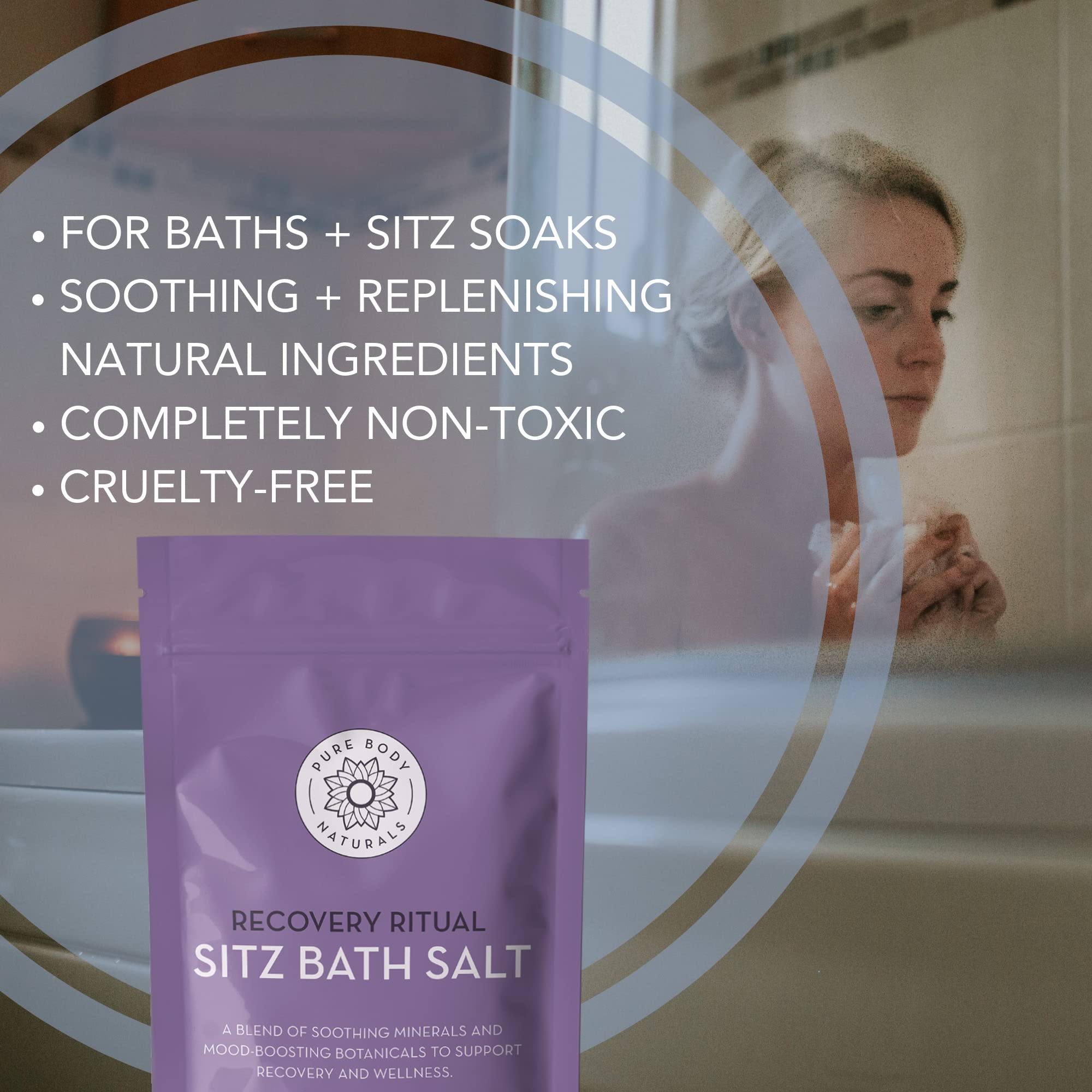 Foto 5 | Sal De Baño Sitz Pure Body Naturals Para Cuidado Posparto  300 Ml - Venta Internacional.