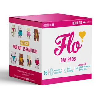 Foto 1 | Almohadillas Menstruales Flo Bamboo Day Con Alas Superabsorbentes 16 Almohadillas - Venta Internacional.