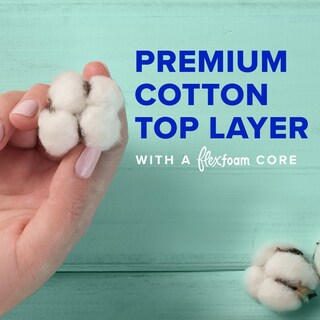 Foto 4 | Almohadillas Sanitarias Always Pure Cotton Con Flexfoam Tamaño 5 X 18 X 3 - Venta Internacional.