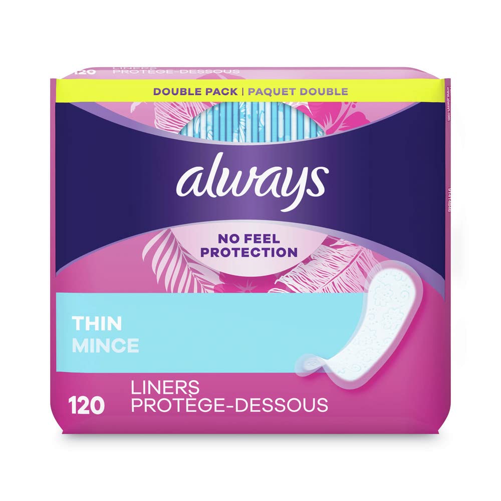 Foto 2 pulgar | Pantiliners Always Dailies Thin Regular  Paquete De 120 - Venta Internacional.