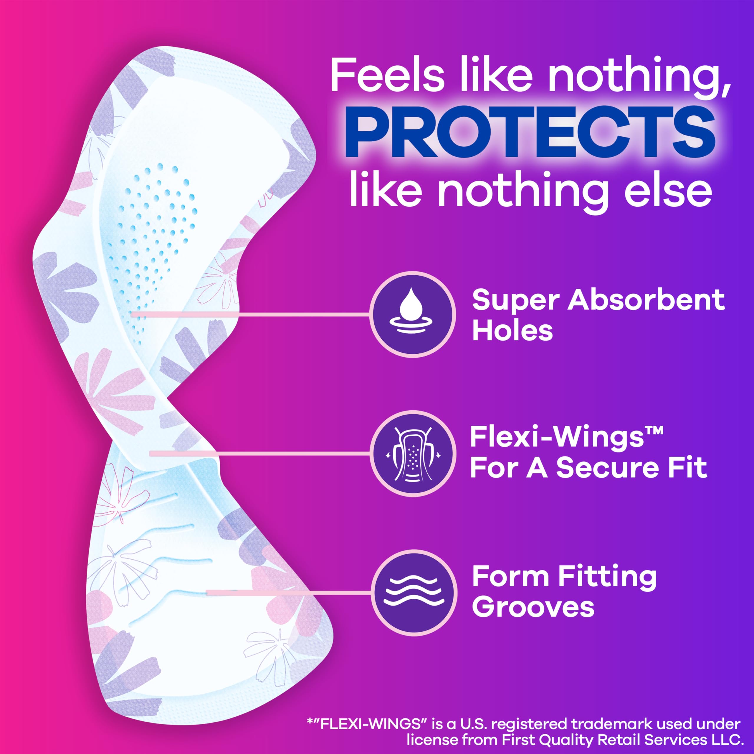 Foto 3 pulgar | Almohadillas Femeninas Always Radiant Flexfoam Con Alas Talla 2 36 Unidades - Venta Internacional.