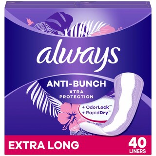 Foto 1 | Daily Liners Always Anti-bunch Xtra Protection Extra Larga - Venta Internacional.