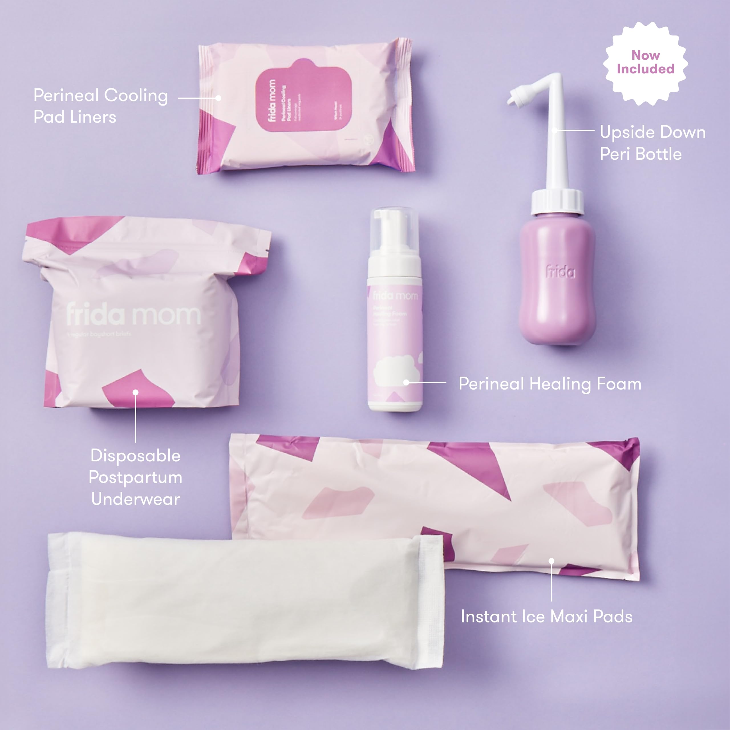 Foto 2 | Set De 11 Bolsas De Hospital Frida Mom Postpartum Essentials - Venta Internacional.