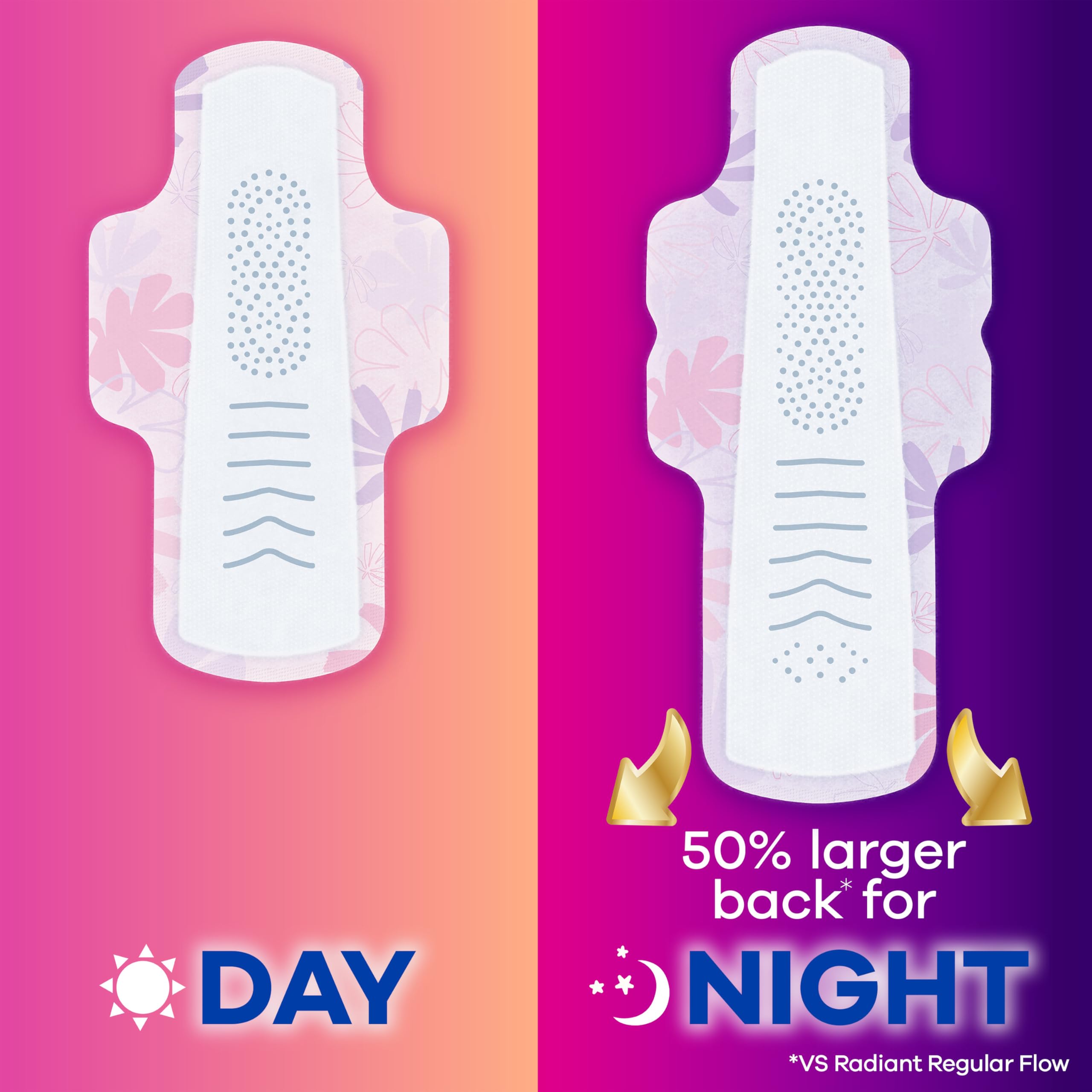 Foto 5 pulgar | Almohadillas Femeninas Always Radiant Flexfoam Con Alas Talla 4 28 Unidades - Venta Internacional.