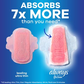 Foto 5 | Almohadillas Femeninas Always Infinity Tamaño 5 Extra Pesadas Durante La Noche X30 - Venta Internacional.