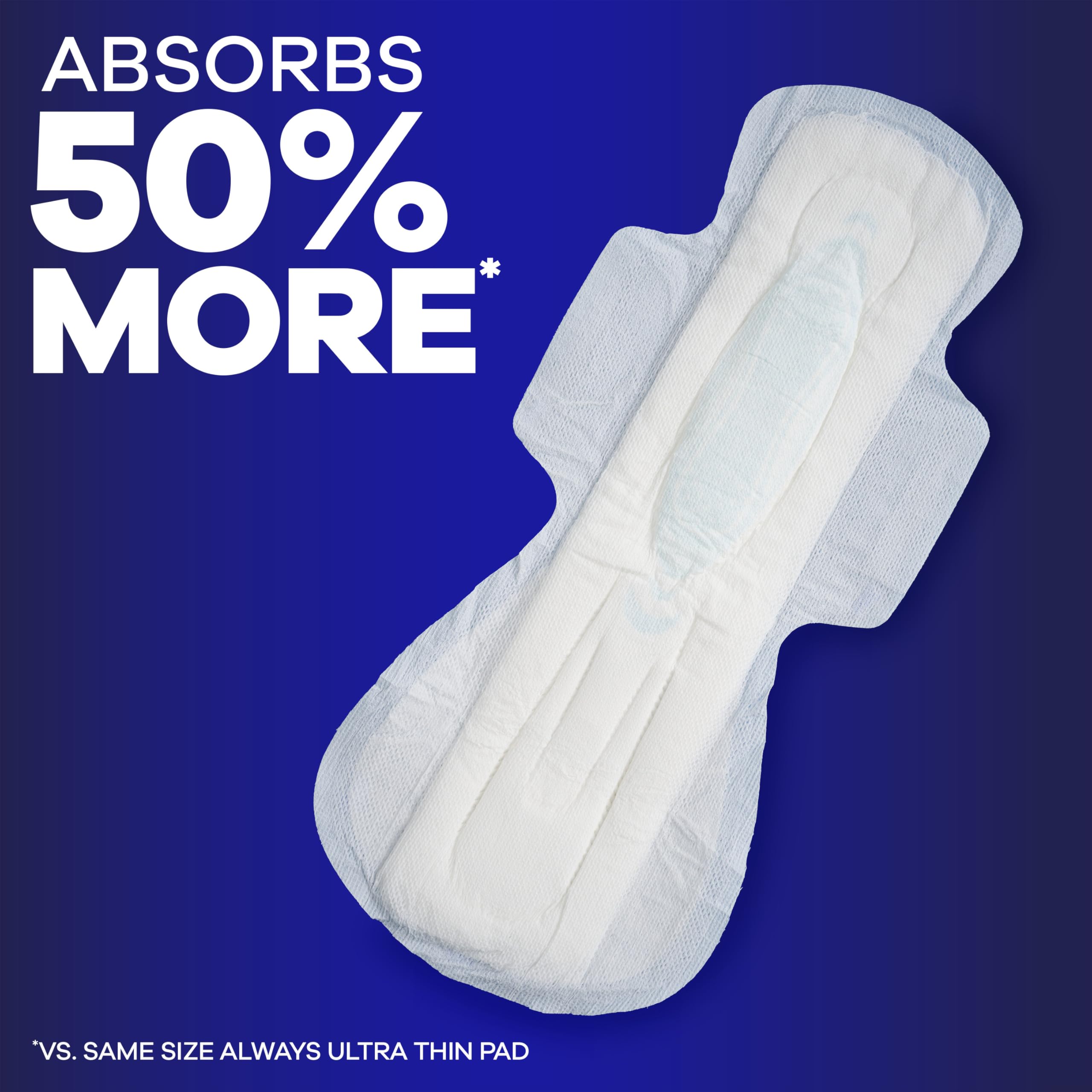 Foto 3 | Pads Always Maxi Overnight Con Alas Para Mujer  Talla 5 X 72 - Venta Internacional.