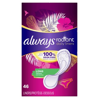 Foto 1 | Protección Always Radiant Long De Daily Liners 100% Libre De Olores - Venta Internacional.