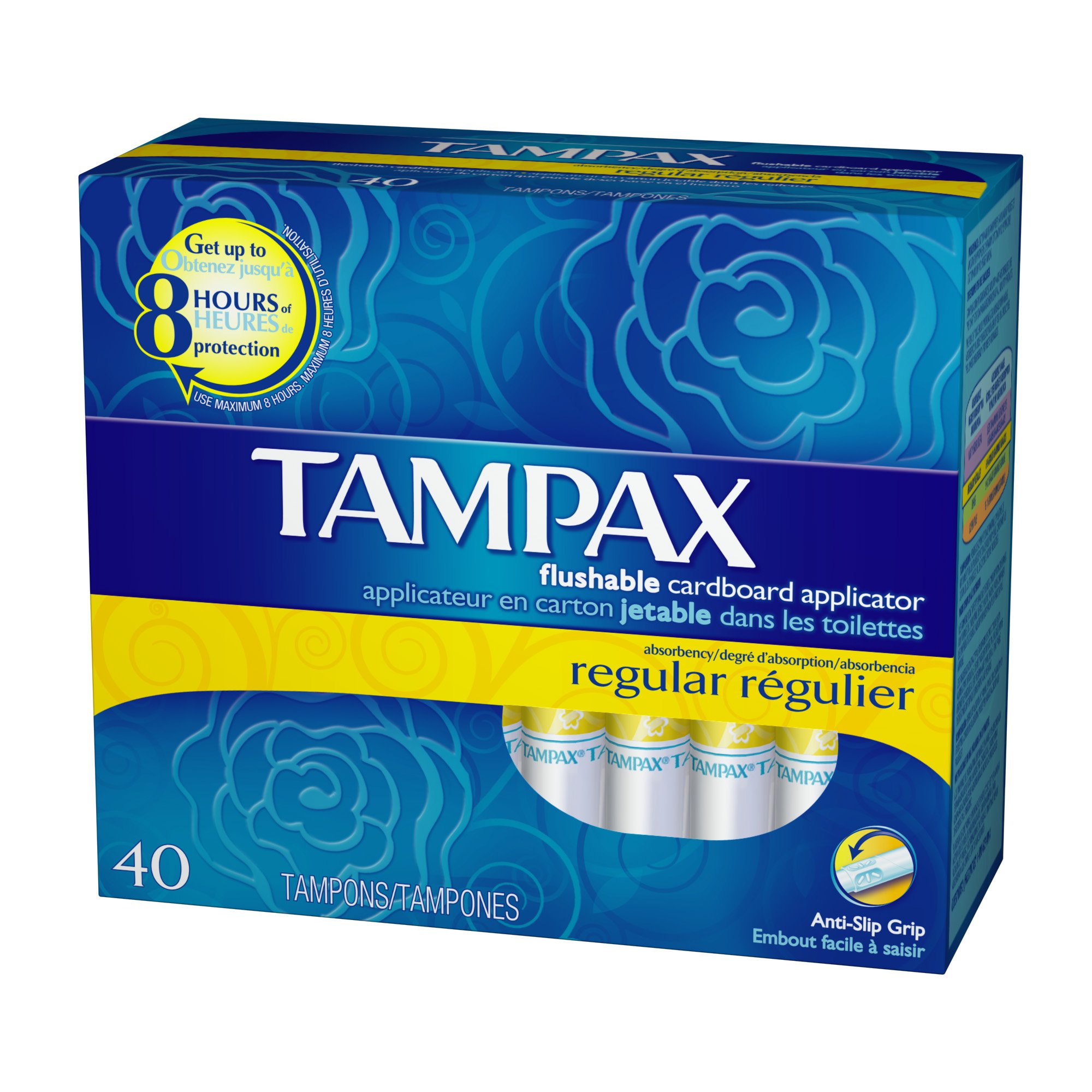 Pantiliners Tampax  Paquetes Regulares De 40 Unidades (paquete De 2) - Venta Internacional.