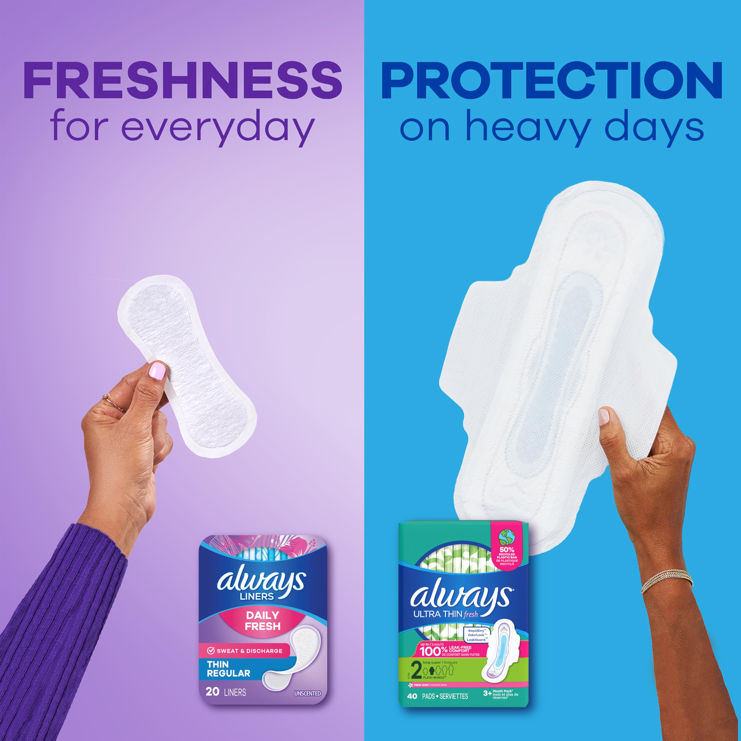 Foto 8 pulgar | Protectores De Bragas Always Daily Fresh Thin  Regulares  216 Unidades - Venta Internacional.