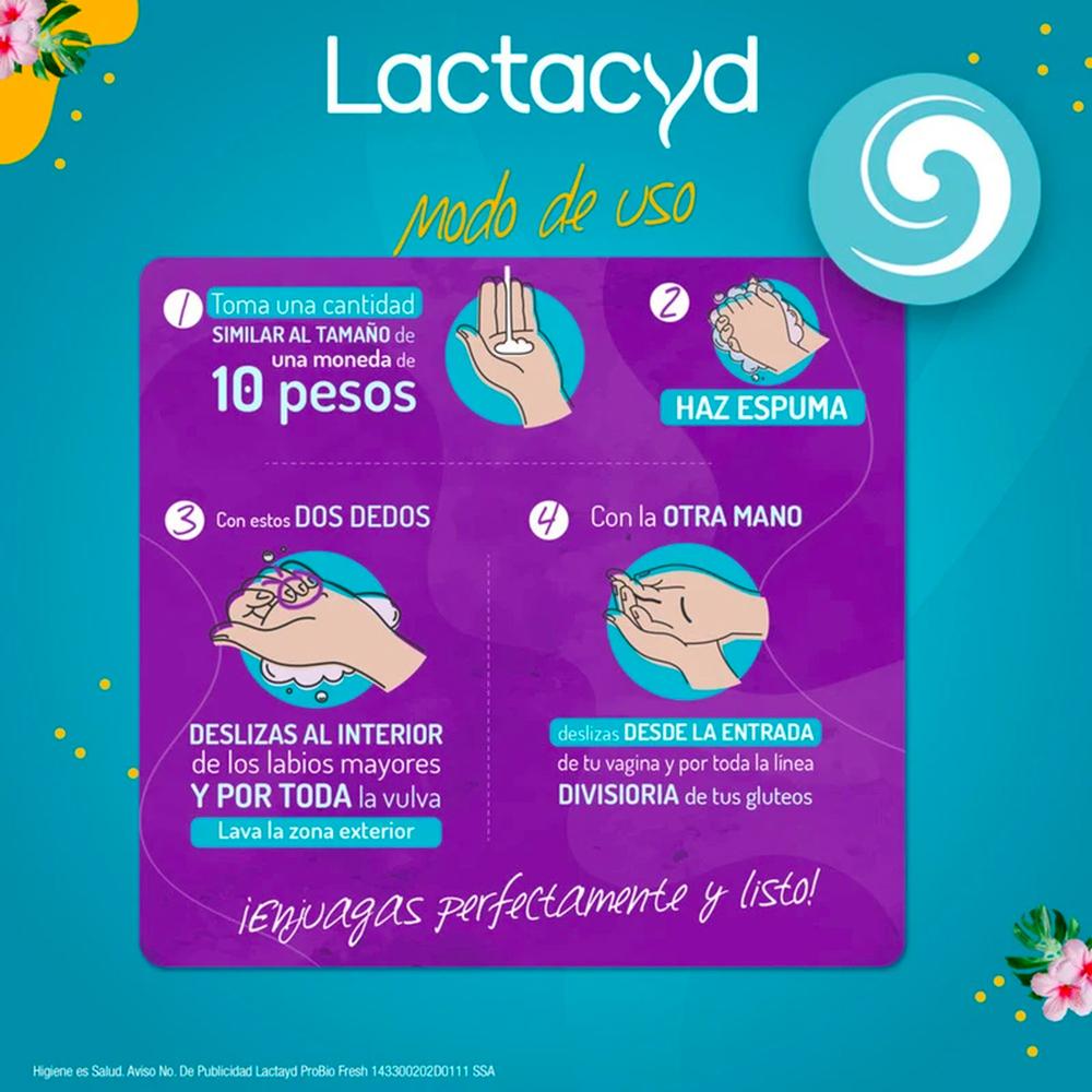 Foto 4 pulgar | Shampoo Íntimo Lactacyd Fresh 200 ml