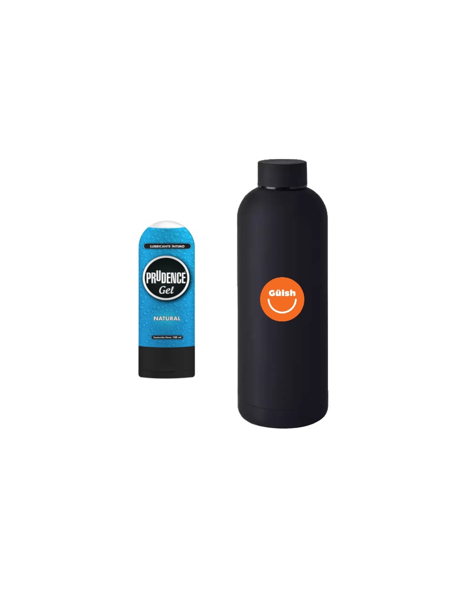 Foto 2 pulgar | Lubricante Íntimo Gel Natural 100ml + Termo Deagua Güish