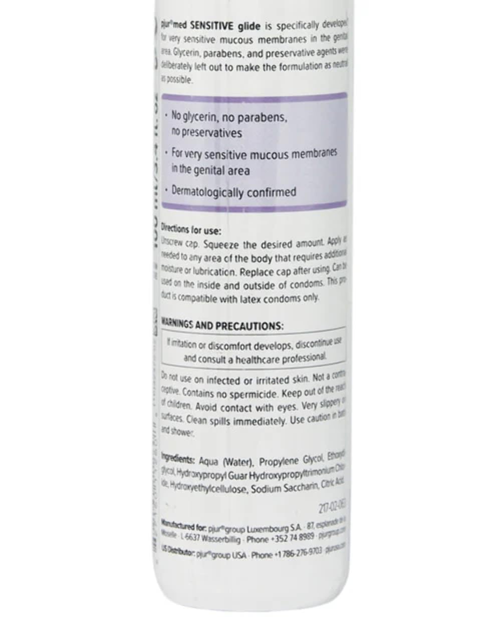 Foto 3 | Lubricante Personal Pjur Med Sensitive Glide 100 Ml - Venta Internacional.