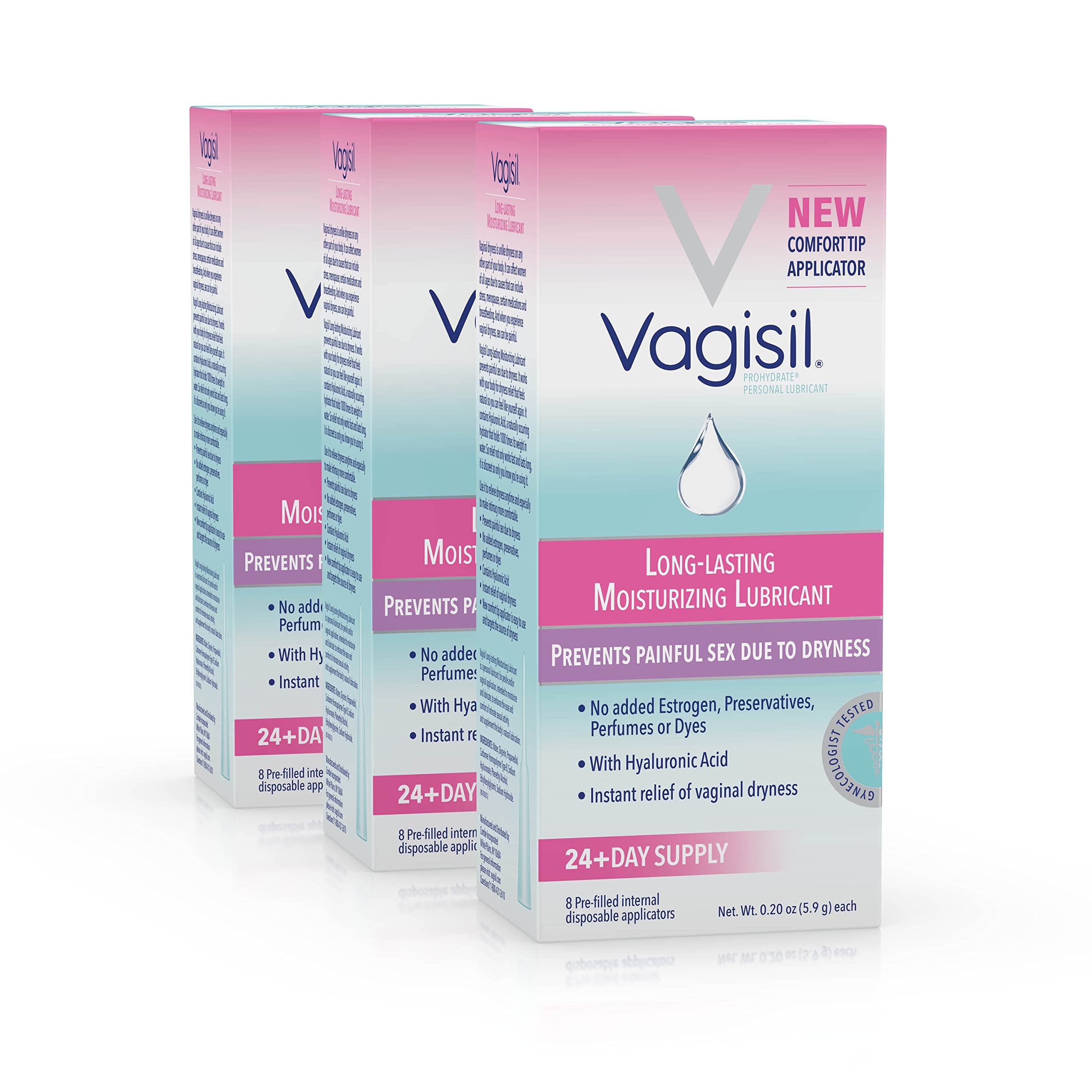 Foto 2 pulgar | Gel Hidratante Y Lubricante Vaginal Vagisil, 24 Aplicadores - Venta Internacional.