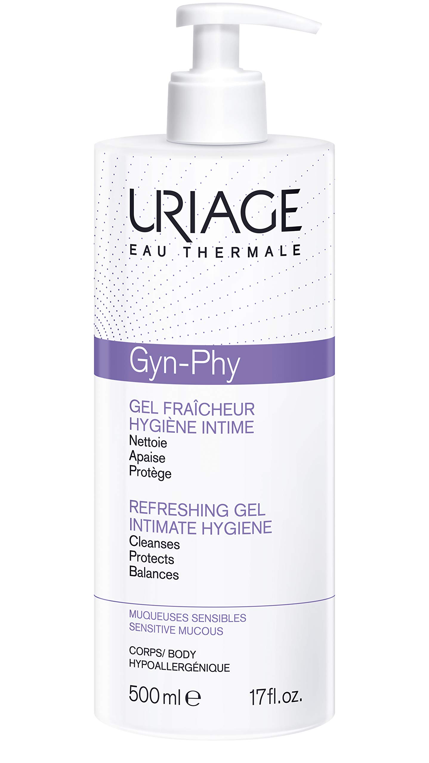 Gel Íntimo Uriage Gyn Phy Refrescante 500 Ml Para Equilibrar El Ph - Venta Internacional.