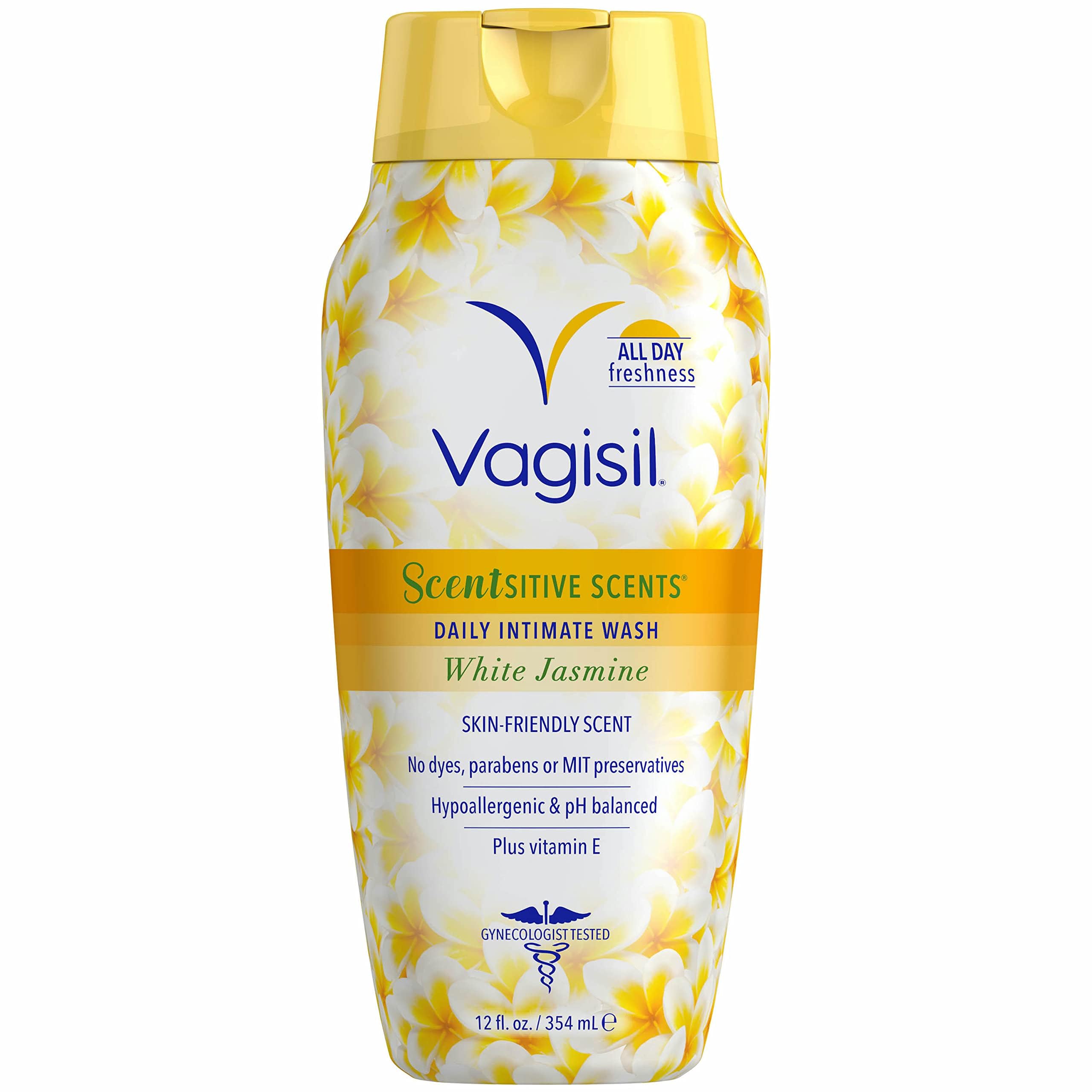 Foto 2 pulgar | Feminine Wash Vagisil Scentsitive Scents Scentsitive Scents White Jasmine 360 Ml - Venta Internacional.