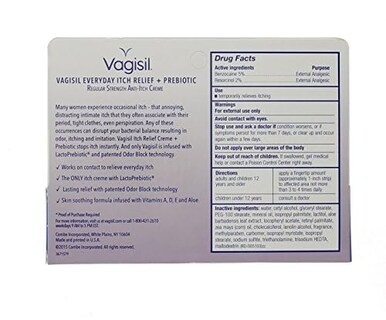 Foto 2 | Crema Contra La Picazón Vagisil Maximum Strength 30 Ml - Venta Internacional.