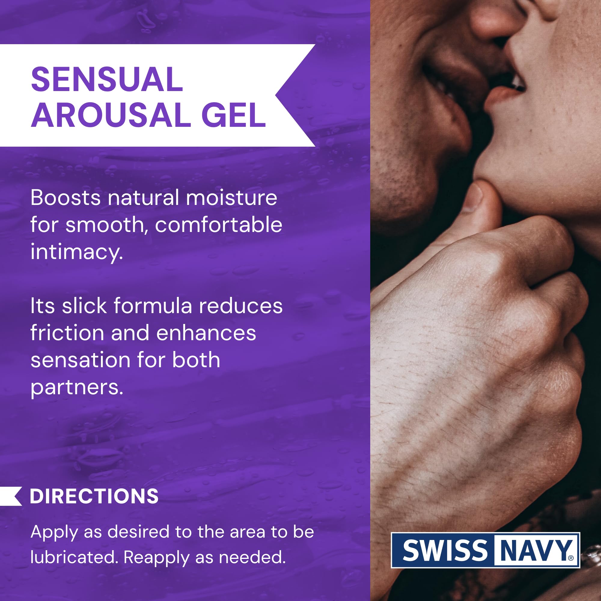 Foto 3 pulgar | Gel De Excitación Swiss Navy Sensual A Base De Agua  118 Ml  Para Parejas - Venta Internacional.