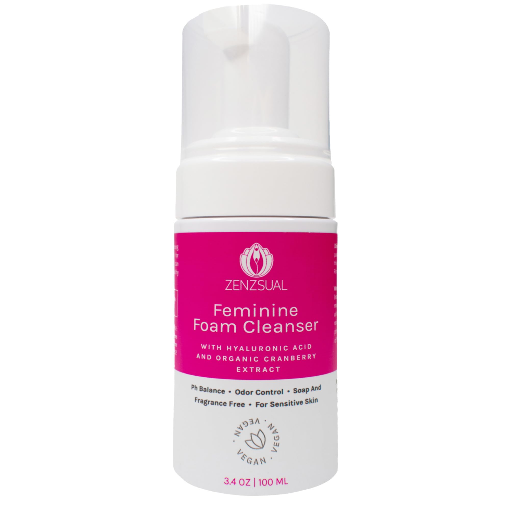 Espuma Limpiadora Femenina Zenzsual Con Ácido Hialurónico 100 Ml - Venta Internacional.