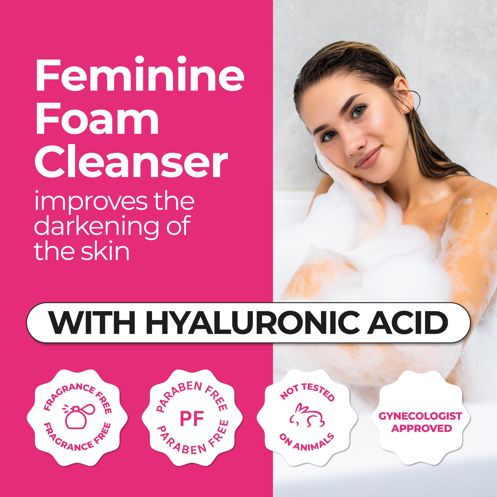 Foto 3 | Espuma Limpiadora Femenina Zenzsual Con Ácido Hialurónico 100 Ml - Venta Internacional.