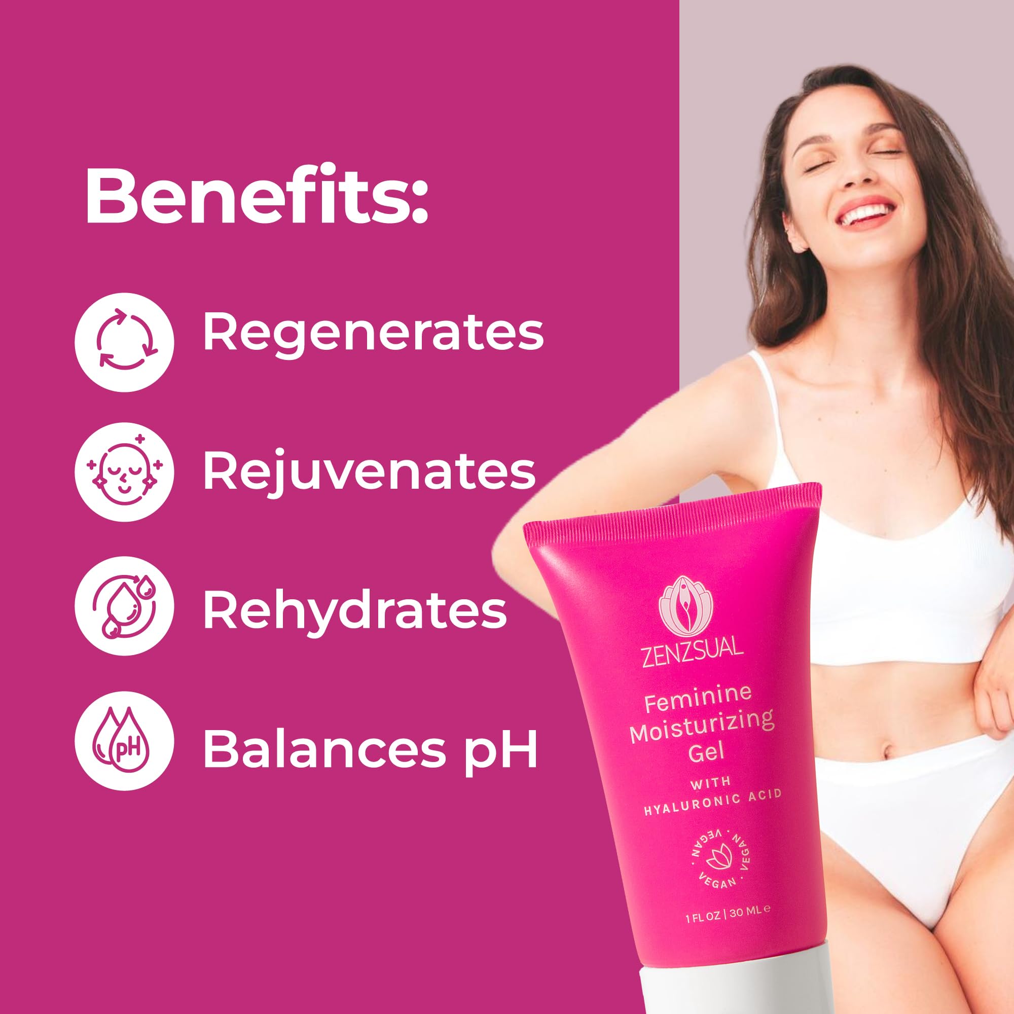 Foto 5 pulgar | Espuma Limpiadora Femenina Y Gel Íntimo Zenzsual 30 Ml  2 Unidades - Venta Internacional.