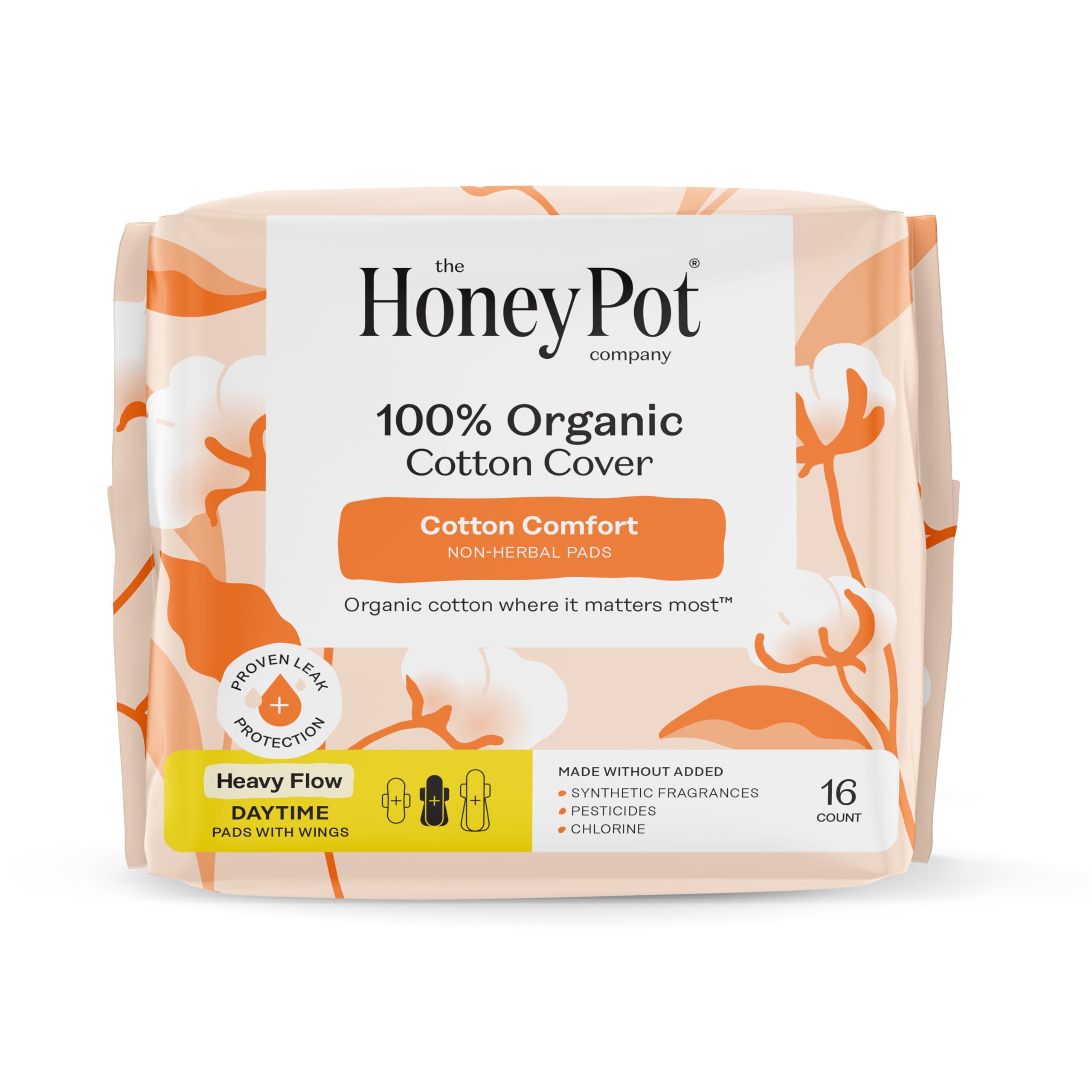 Foto 2 pulgar | Almohadillas Sanitarias The Honey Pot Company Non-herbal Heavy Flow - Venta Internacional.